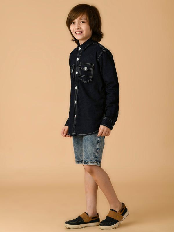 ALBION PREMIUM BOYS DENIM SHIRT