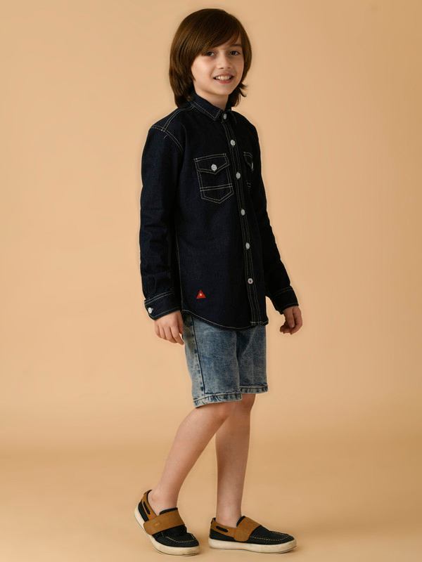 ALBION PREMIUM BOYS DENIM SHIRT
