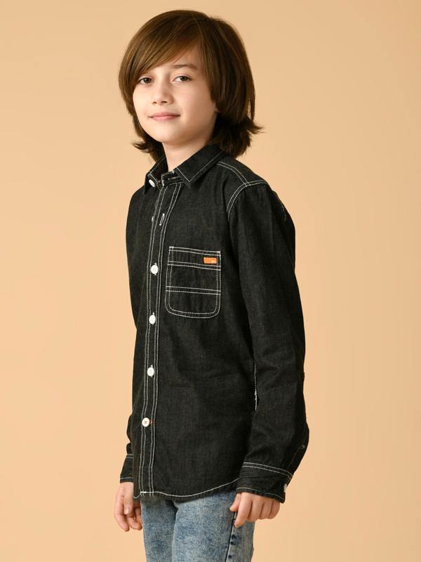 ALBION PREMIUM BOYS UPPER BLACK SHIRT