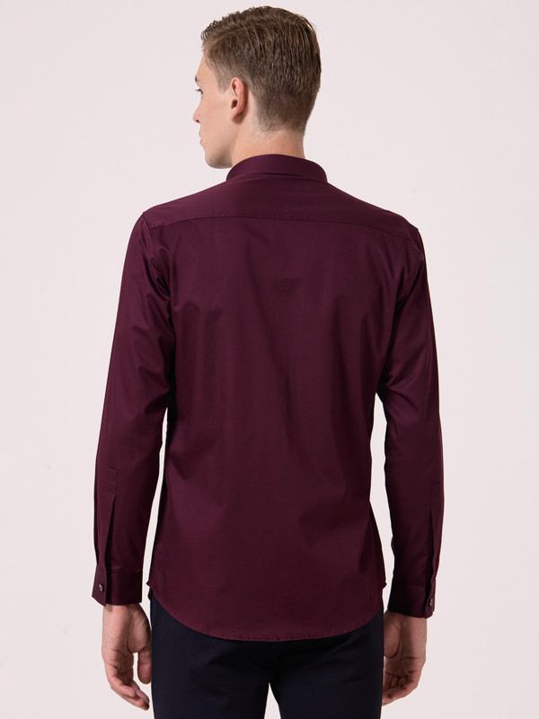 Albion Mens WINE Casual Shirt