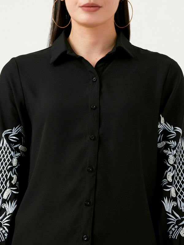Albion Women Smart Premium Black Co-ord