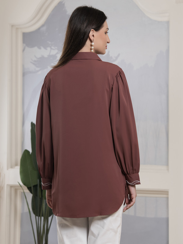 ALBION SMART LADIES BROWN TOP