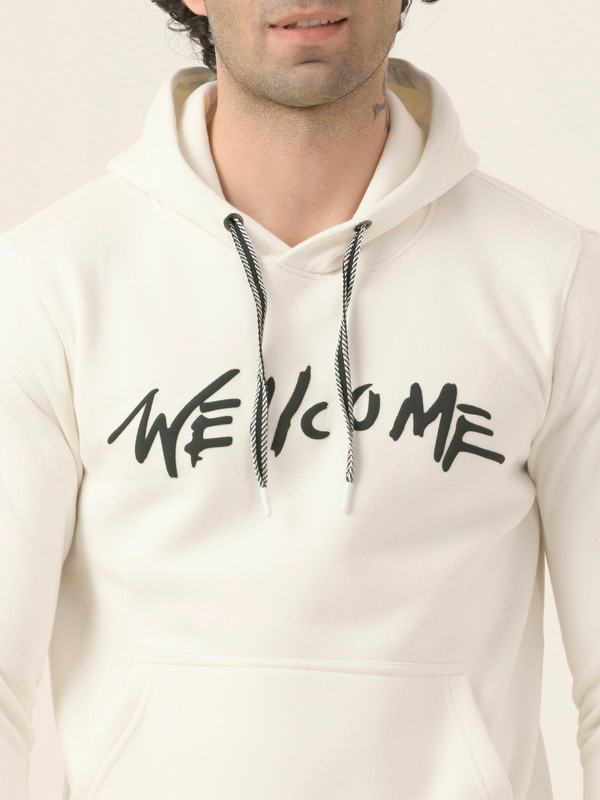 ALBION Mens Winter White Sweatshirt