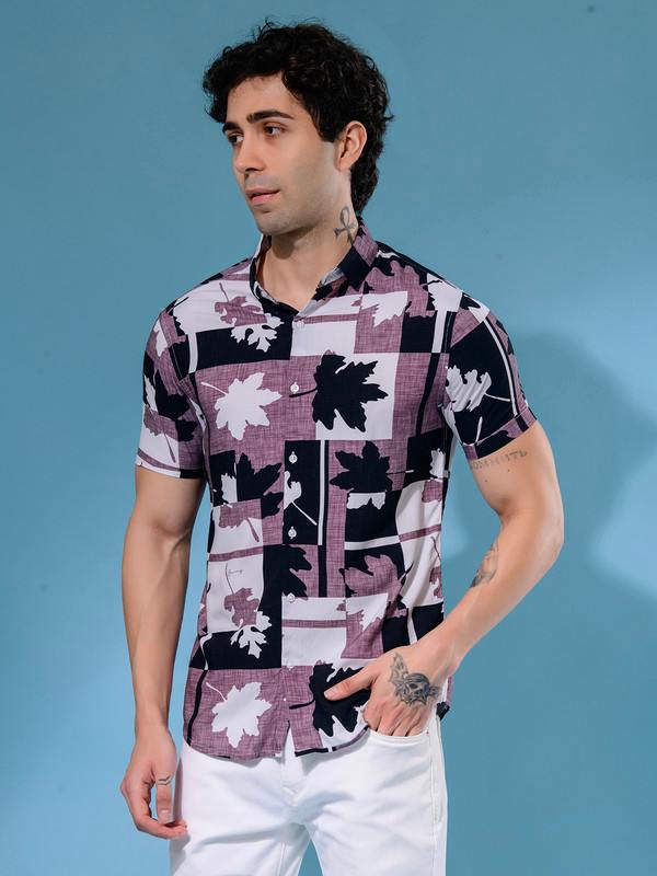 ALBION MENS BRIMBARY A (LAVENDER) SHIRT