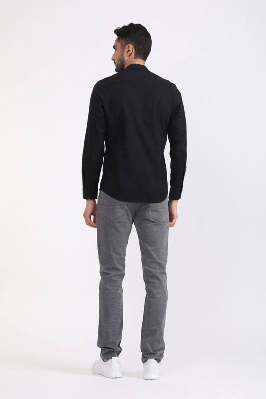 Albion Mens Premium Black Casual Shirt