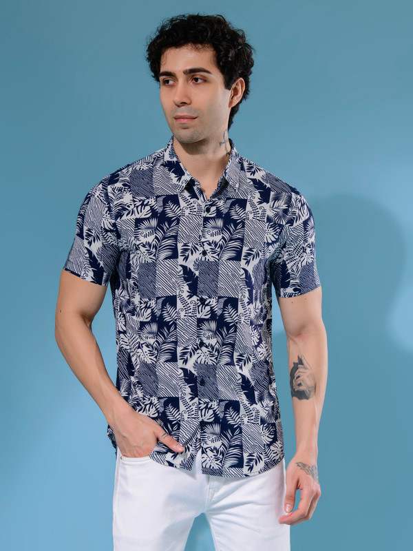ALBION MENS BRIMBARY A (NAVY) SHIRT