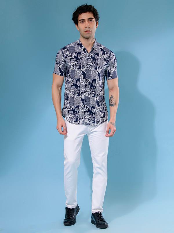 ALBION MENS BRIMBARY A (NAVY) SHIRT