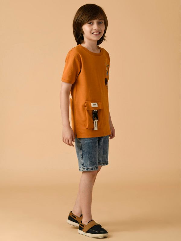 ALBION PREMIUM BOYS ORANGE T-SHIRT