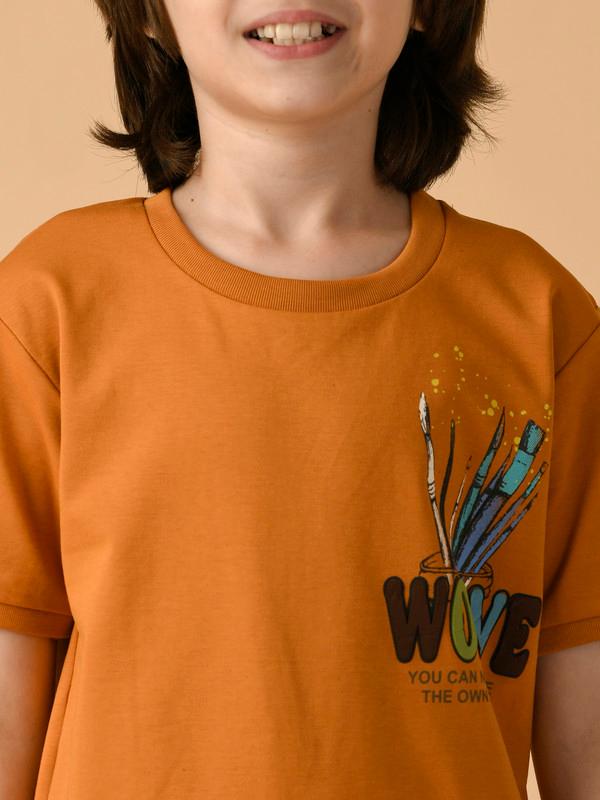 ALBION PREMIUM BOYS ORANGE T-SHIRT