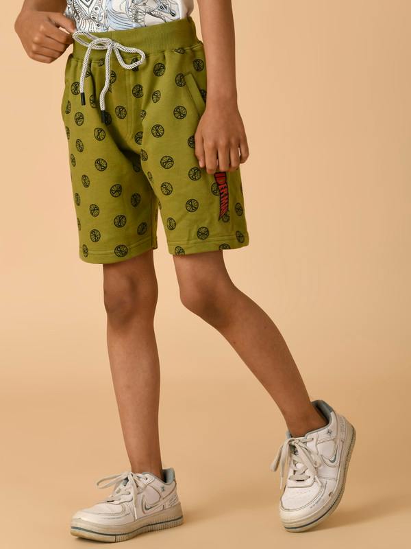 ALBION PREMIUM BOYS LOWER OLIVE CAPRIS