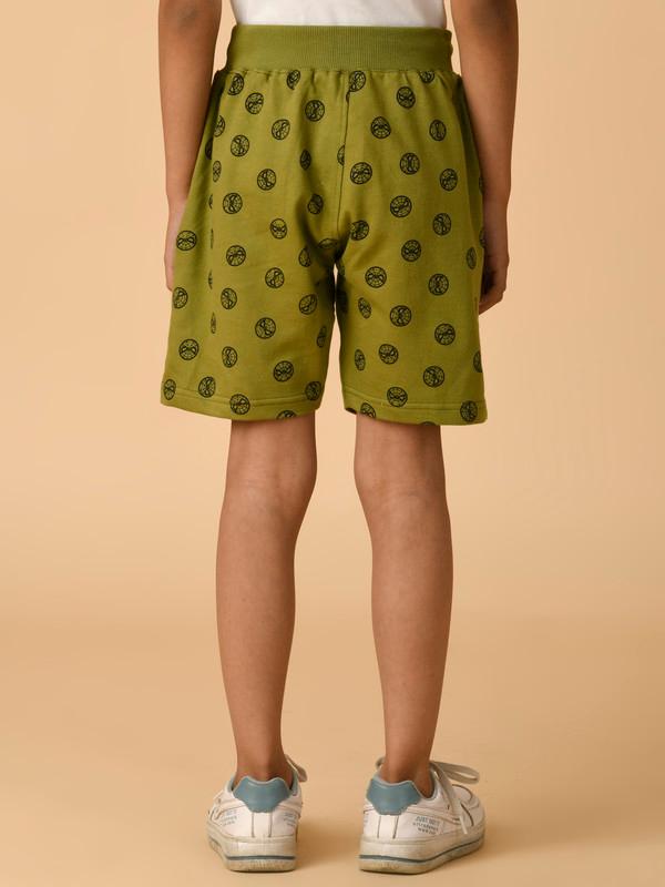 ALBION PREMIUM BOYS LOWER OLIVE CAPRIS