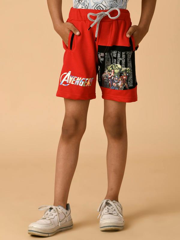 ALBION PREMIUM BOYS LOWER RED CAPRIS