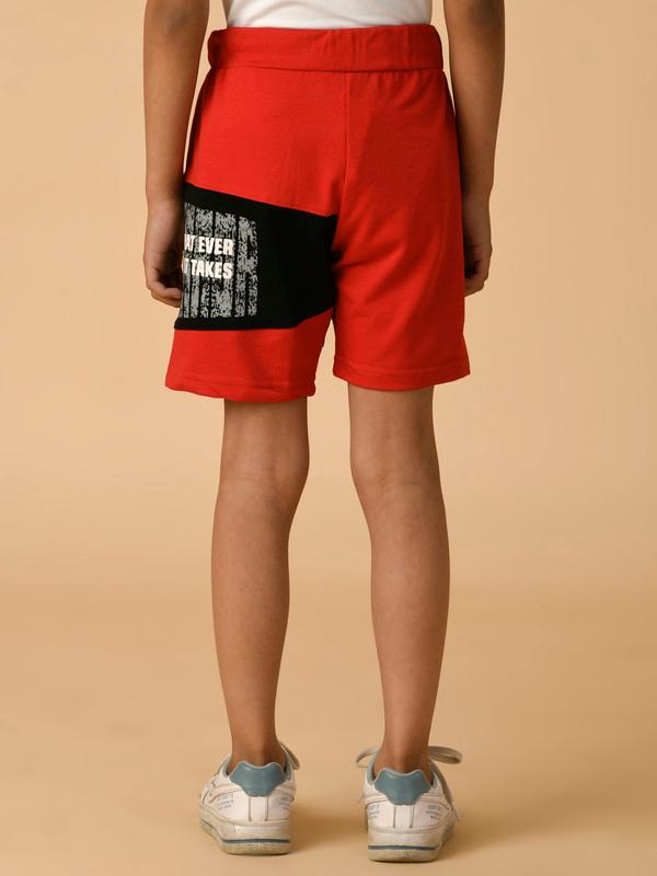 ALBION PREMIUM BOYS LOWER RED CAPRIS