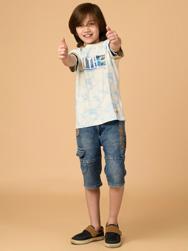 ALBION PREMIUM BOYS WHITE T-SHIRT