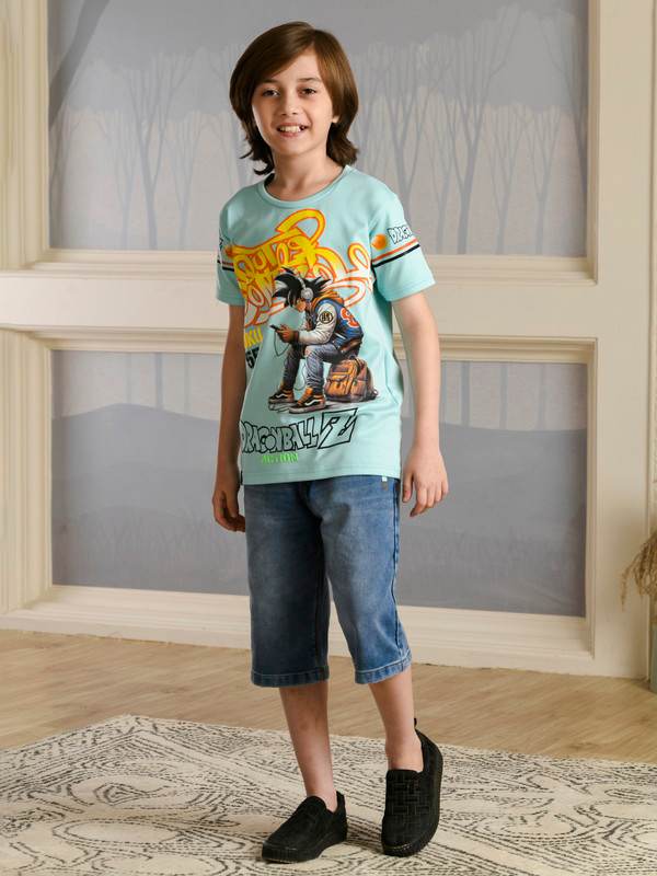 ALBION PREMIUM BOYS STURD STUDIO MINT (DRAGONBALL Z) T-SHIRT