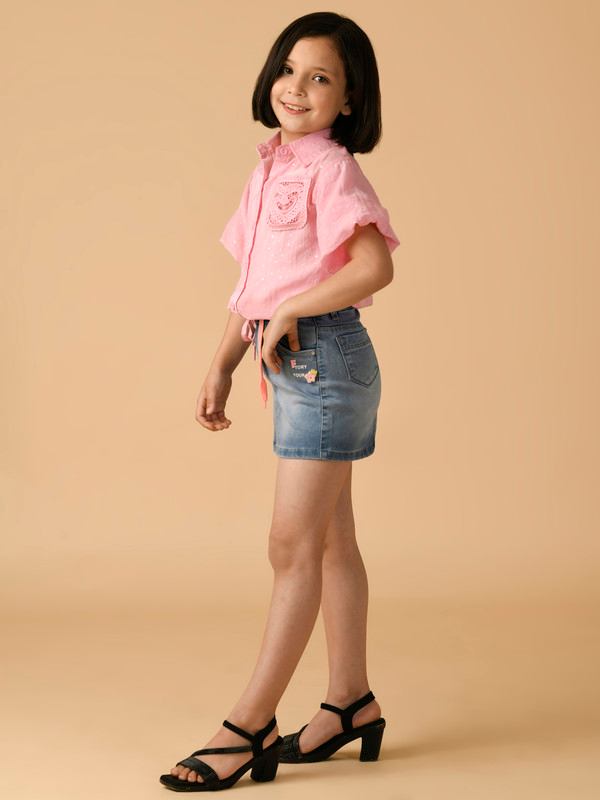 ALBION PREMIUM GIRLS UPPER PINK TOP
