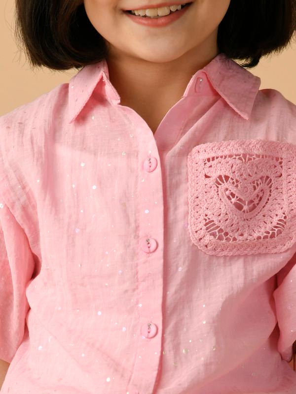 ALBION PREMIUM GIRLS UPPER PINK TOP