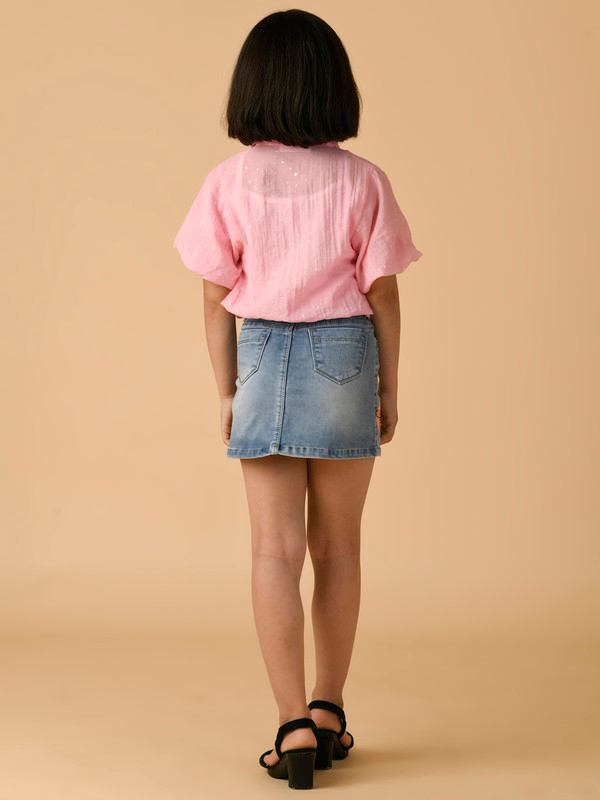 ALBION PREMIUM GIRLS UPPER PINK TOP