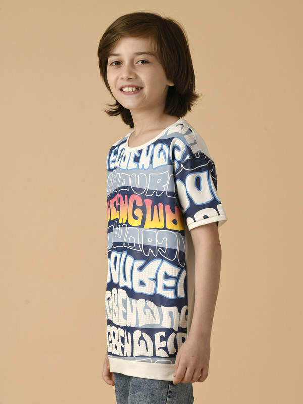 ALBION PREMIUM BOYS S.BLUE T-SHIRT