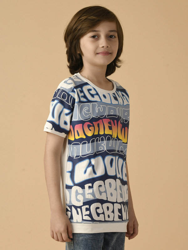 ALBION PREMIUM BOYS S.BLUE T-SHIRT