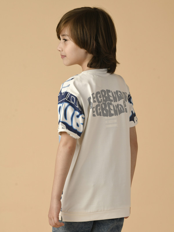ALBION PREMIUM BOYS S.BLUE T-SHIRT