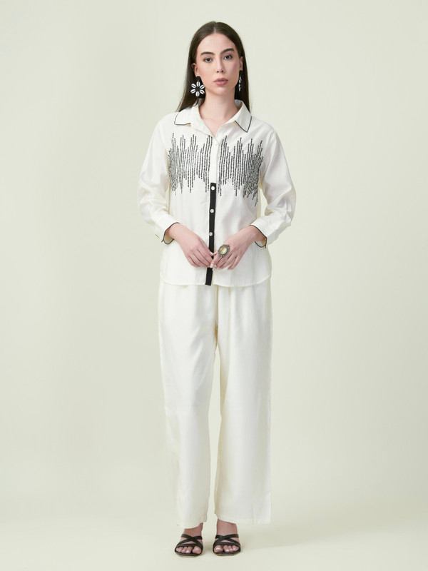 Albion Premium Ladies Ol White Coordinate Set