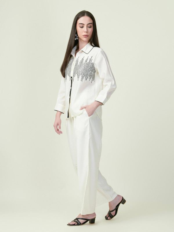 Albion Premium Ladies Ol White Coordinate Set