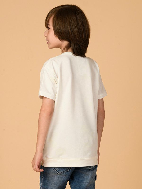 ALBION PREMIUM BOYS UPPER CREAM T-SHIRT