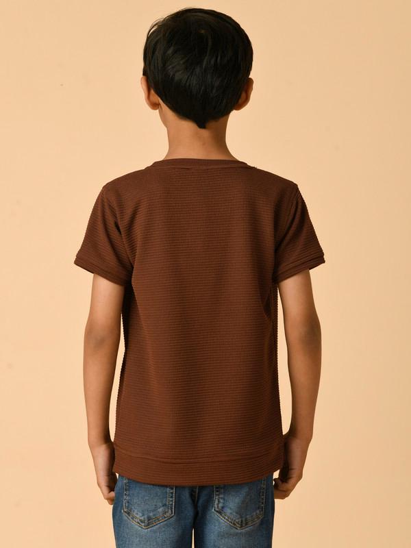 ALBION PREMIUM BOYS COFFEE T-SHIRT