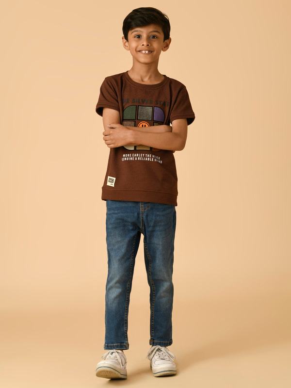 ALBION PREMIUM BOYS COFFEE T-SHIRT