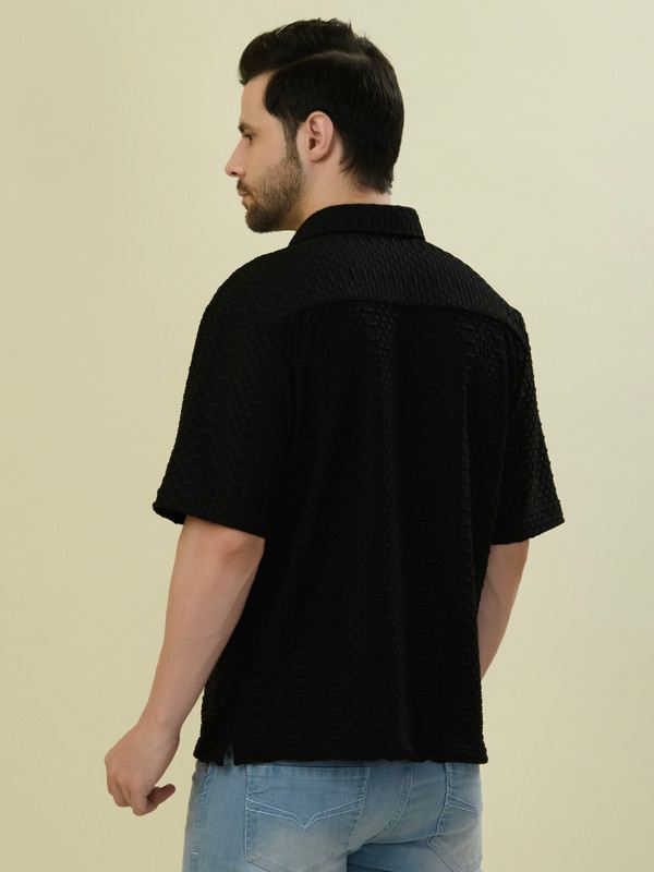 Albion Premium Mens Black Shirt Hs