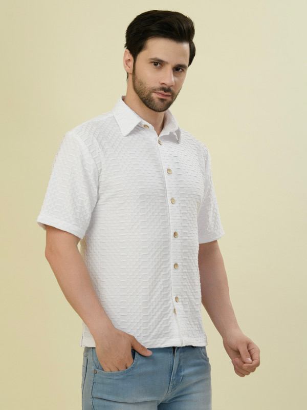 Albion Premium Mens White Shirt Hs
