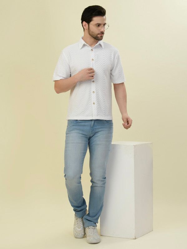 Albion Premium Mens White Shirt Hs