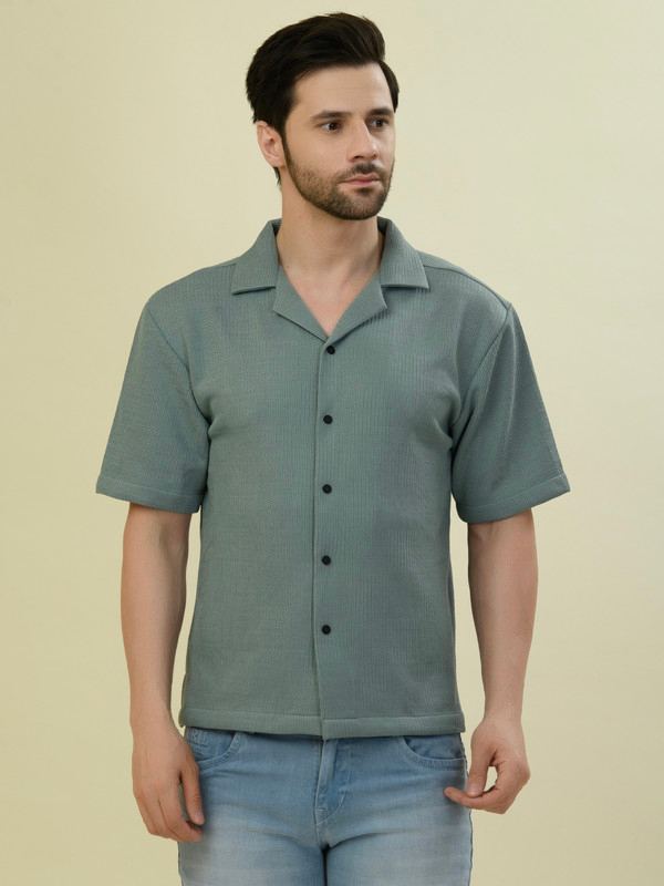 Albion Premium Mens C Green Shirt Fs