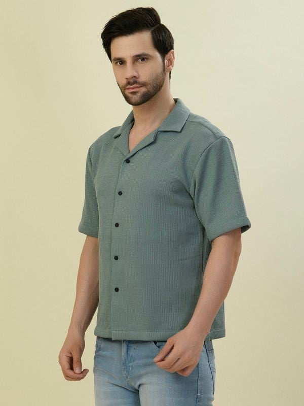 Albion Premium Mens C Green Shirt Fs