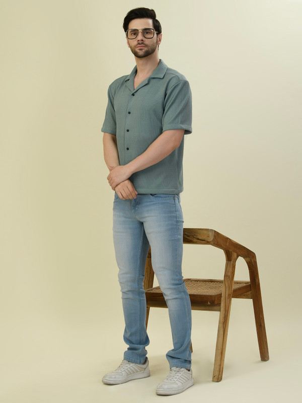 Albion Premium Mens C Green Shirt Fs
