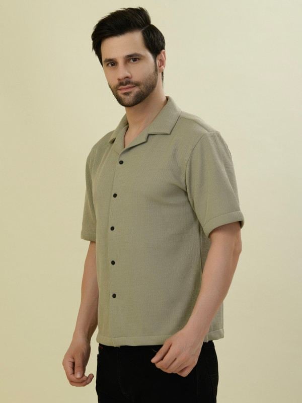 Albion Premium Mens Khaki Shirt Hs