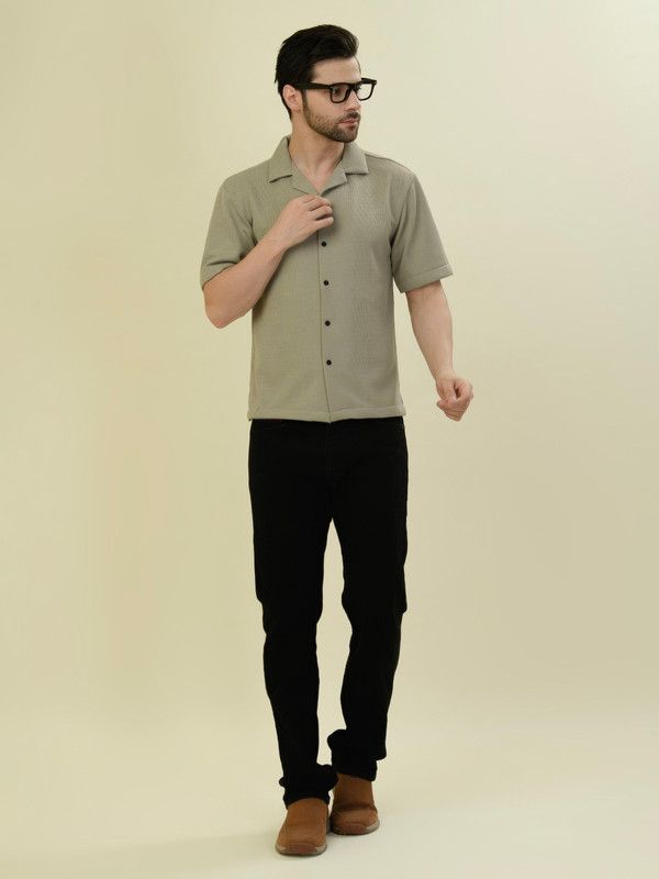 Albion Premium Mens Khaki Shirt Hs