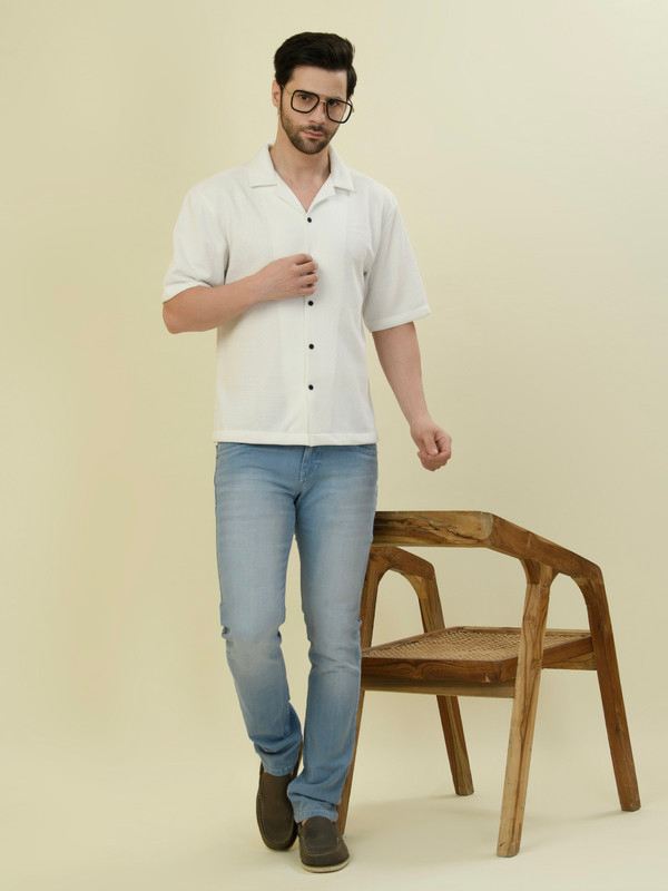 Albion Premium Mens White Shirt Fs