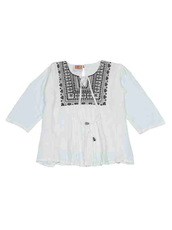 Albion Kids Girls Black TOP