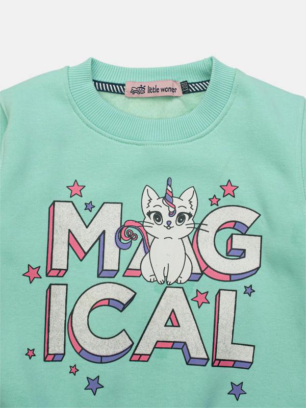 Albion Kids Infants Green Sweatshirt