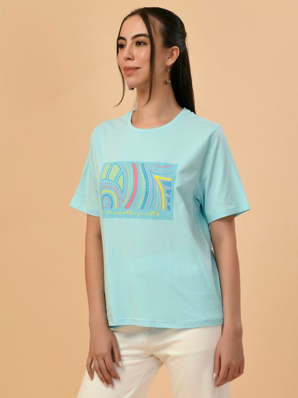 ALBION PREMIUM LADIES AQUA REGULAR T-SHIRT
