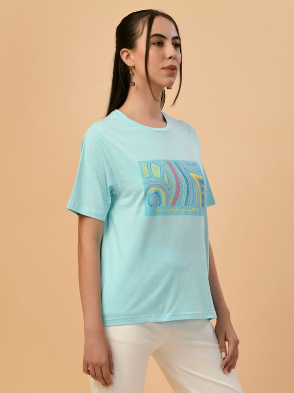 ALBION PREMIUM LADIES AQUA REGULAR T-SHIRT