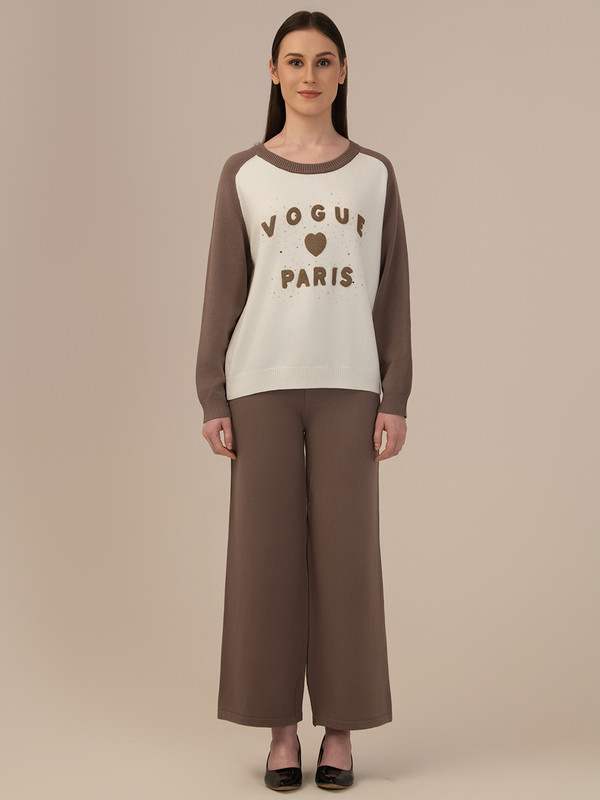 Albion Trendy Casual Coffee Co-ord Set