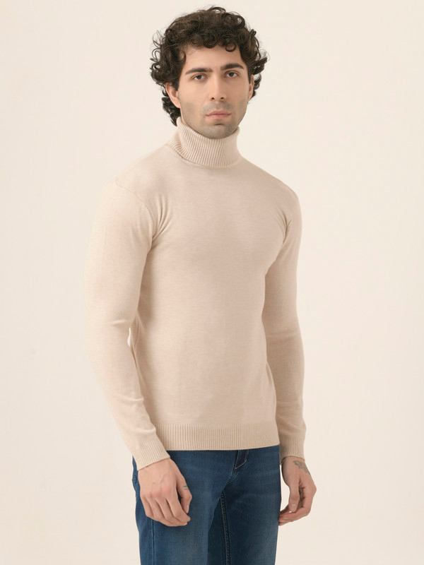 Albion Mens Winter Beige Sweaters