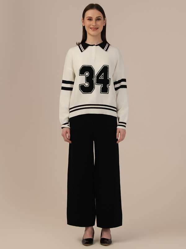 Albion Trendy Casual Black Co-ord Set