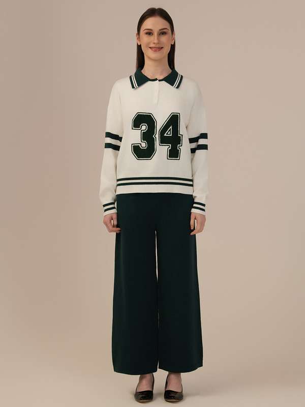 Albion Trendy Casual Green Co-ord Set