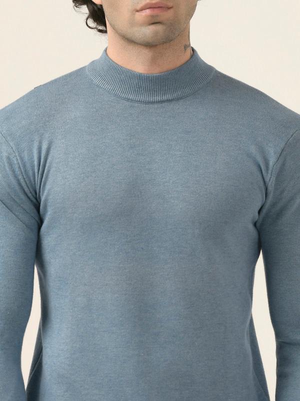 Albion Mens Winter Blue Sweaters