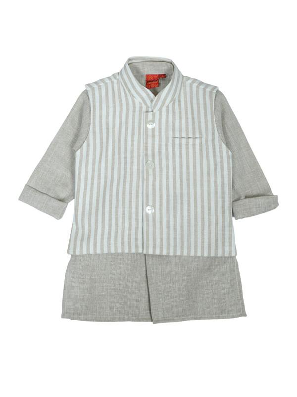 Albion Kids Boys Natural Kurta Pyjama