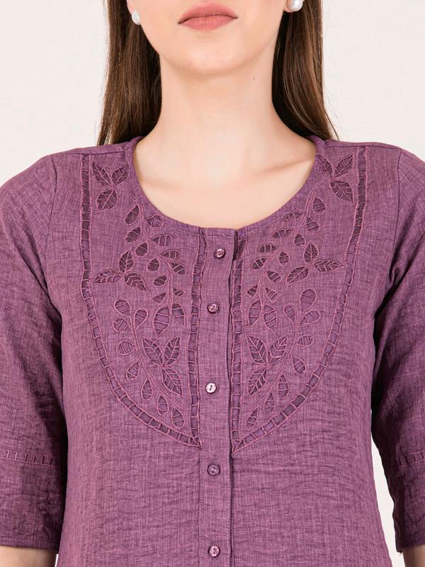 Albion Women Purple Smart Top